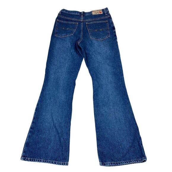 Once Again Women's Jeans Size 11 Flare Leg High Waist Denim 100% Cotton - Picture 2 of 14
